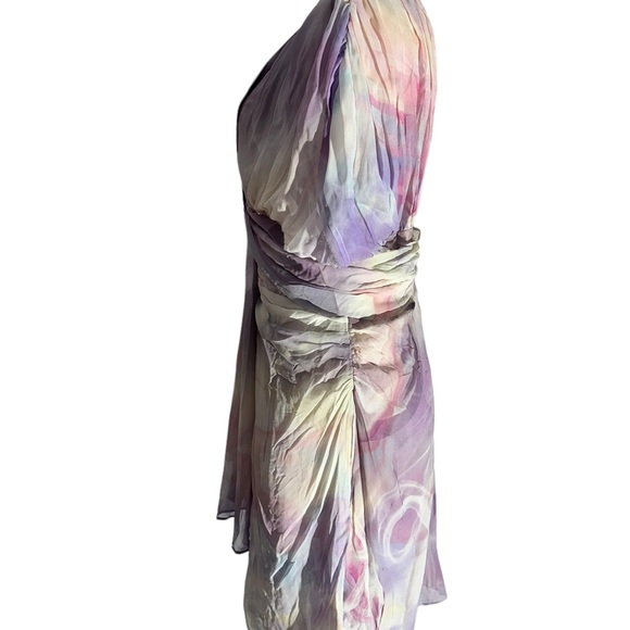 Roberto Cavalli NWT “Abito” lilac silk dress in size 42 (US size 6). Gorgeous - Picture 3 of 15